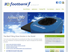 Tablet Screenshot of 3dfootbank.com